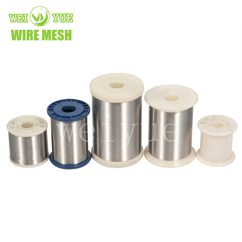 Hot Sale 304 316 Bright Ultra Fine Stainless Steel Microwire Manufacturer Price Special Textile Soft Round Wire Flexible Stainless Steel Microfilament