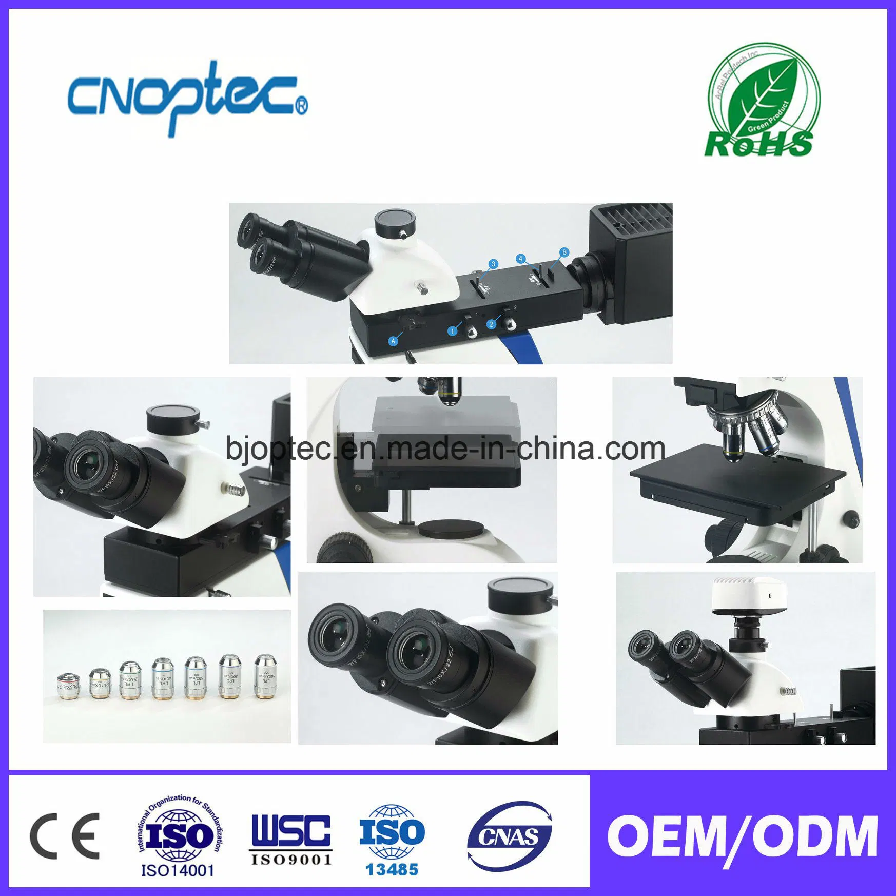 Most Popular Supplier Zoom Low Price Upright Metallurgical Microscope