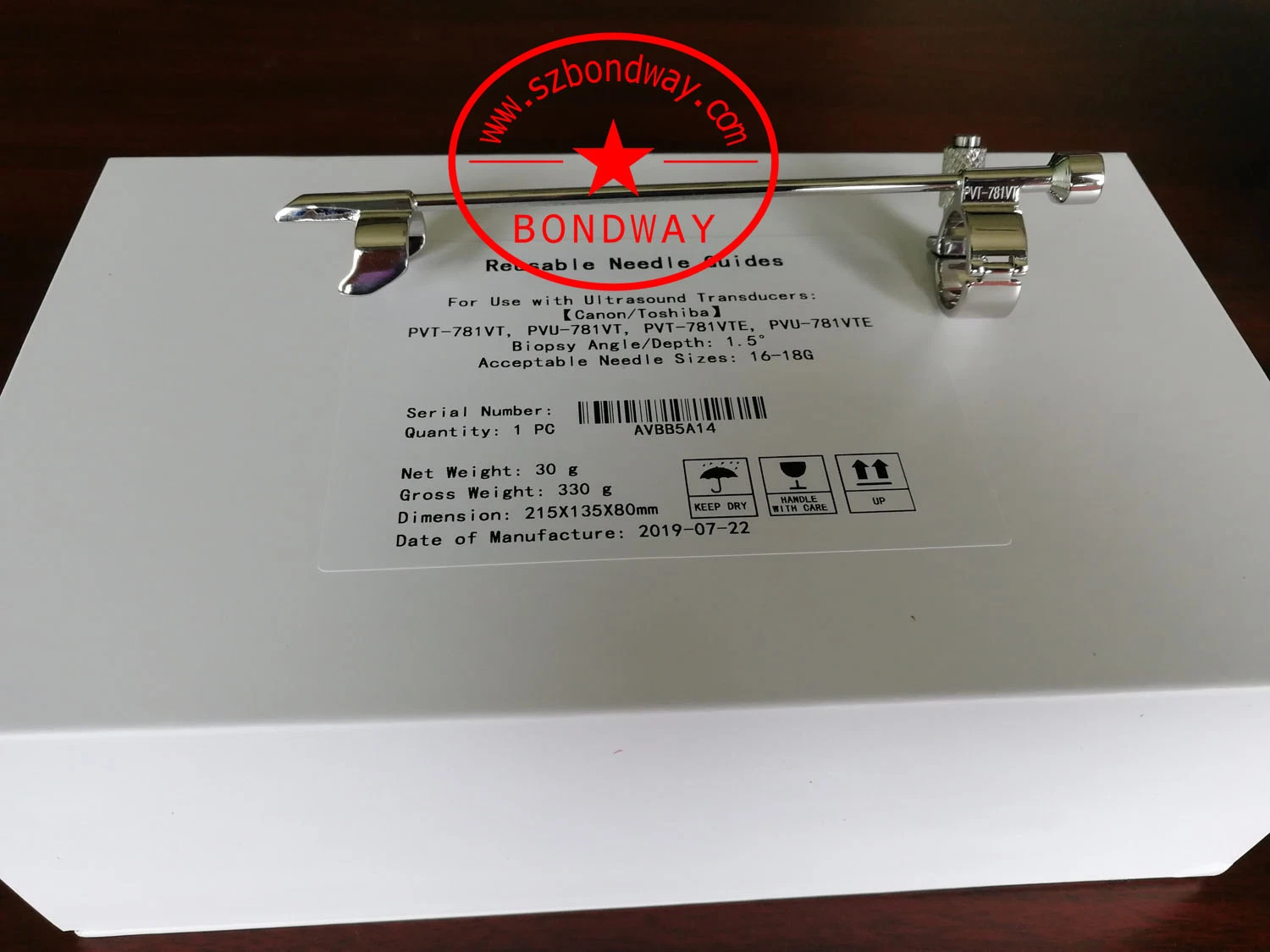 Guía de aguja de biopsia para transductor de matriz en fases PSM-25AT PSN-70AT de Canon (Toshiba) PSK-25AT PSM-30BT PSM-37AT PSM-37CT PSM-50AT PSM-70AT PSN-25AT PSN-37AT PSN-37C