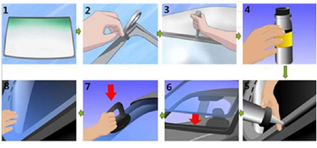 Polyurethan-Dichtungsmittel PU-Autoglas-Windschutzscheibendichtungsmittel