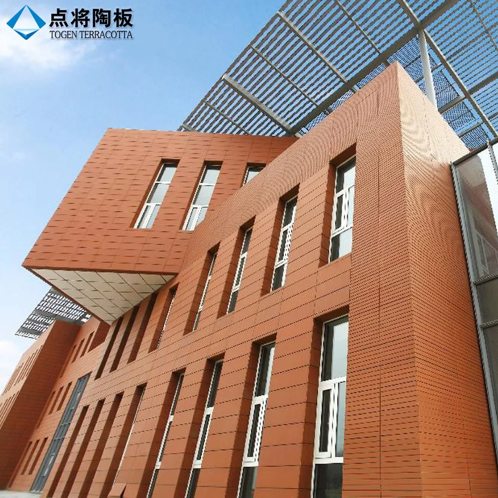 Curtain Wall Groove Terracotta Panel with Customization