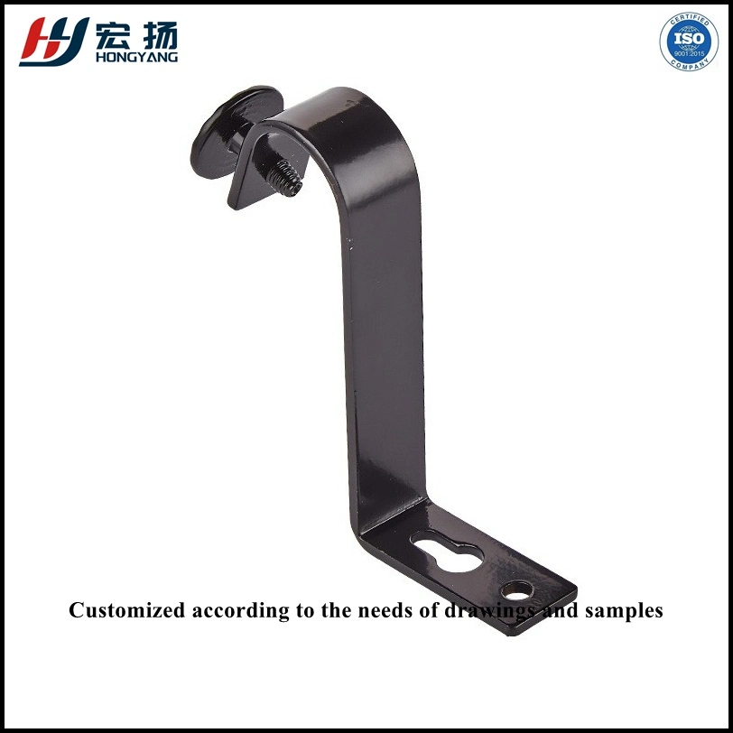 Hardware Accessories Single Curtain Rod Bracket 16mm 25mm Curtain Tubes Bracket