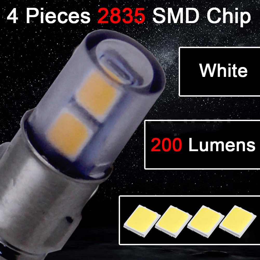 6V Ba7s 2835 4SMD LED Bulbs Replacement for Car Interior Instrument Dashboard Warning Lights