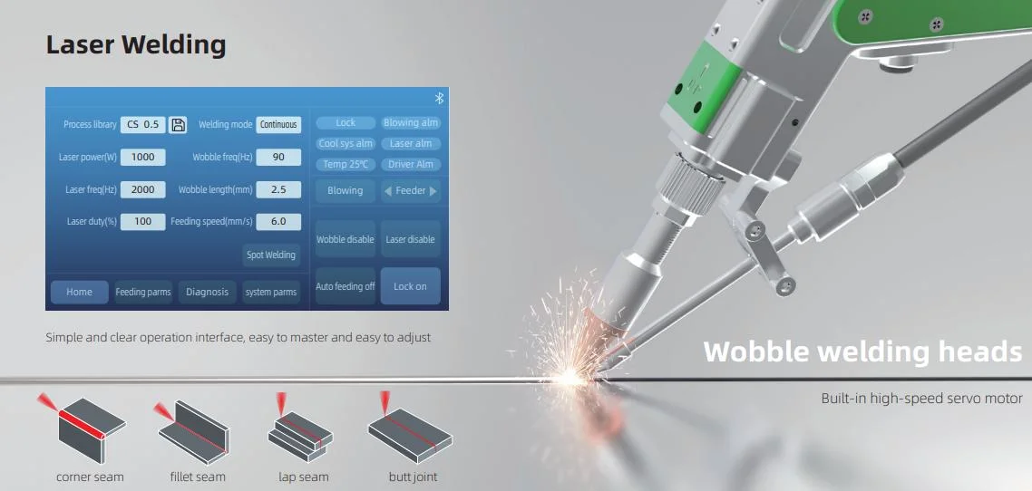 Hgstar Fast Speed High quality/High cost performance  Raycus Welder Cleaner 3 in 1 Fiber Laser Cutting Welding Cleaning Machine for Metal Tube