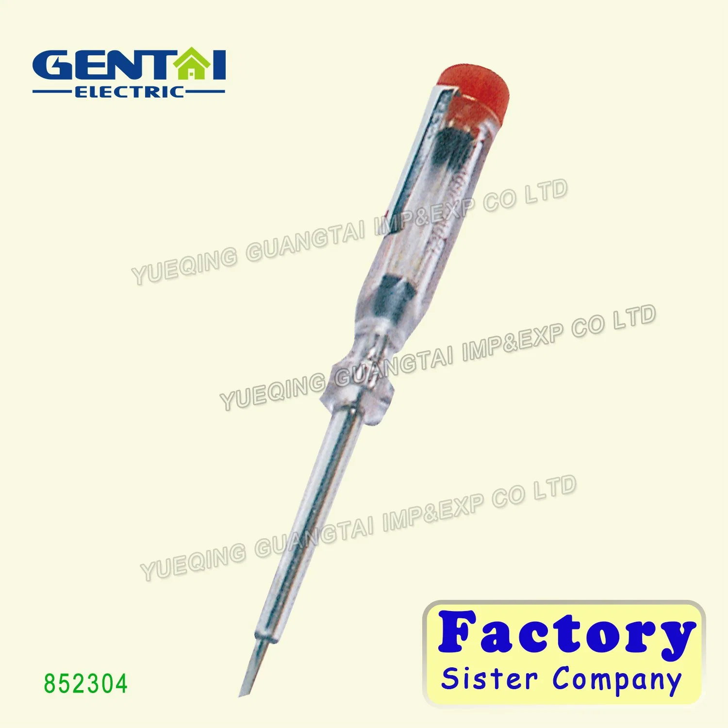 China Manufacture Long Life Voltage Electric Pen Screwdriver Tester (853001)