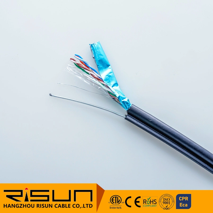 FTP Cat5e LAN Cable with Messenger High Performance