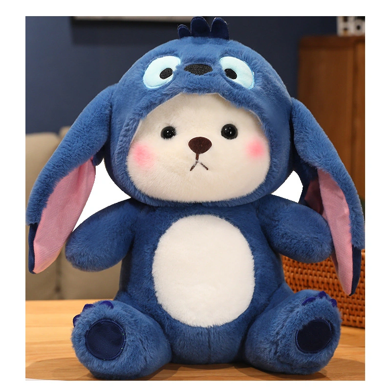Blue Change Bear Doll Cute Bear Doll Plush Toy Stitch Wholesale/Supplier Gift