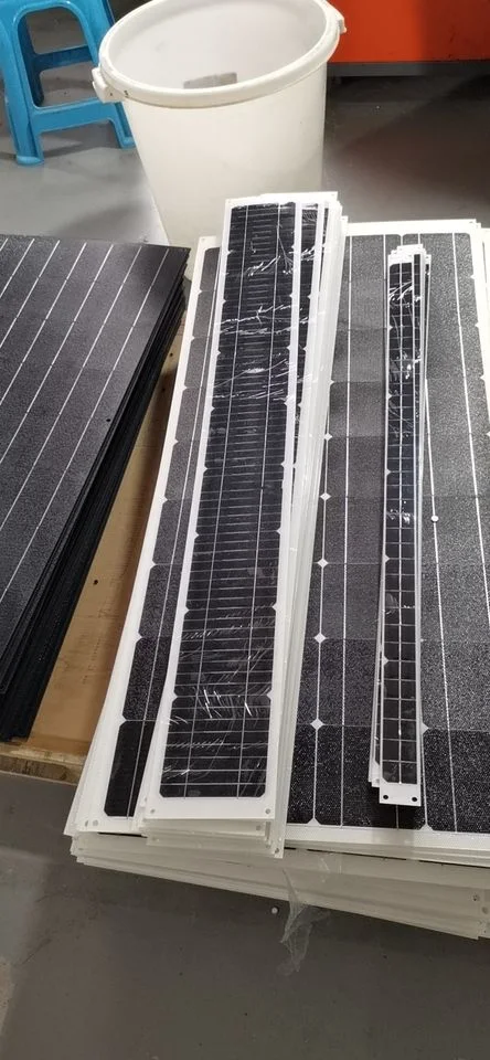 5W 10W 20W 30W 40W 50W 60W 80W 90W 100W 120W Painéis Solares Semiflexíveis de Baixo Peso Célula Solar da Fábrica da China.