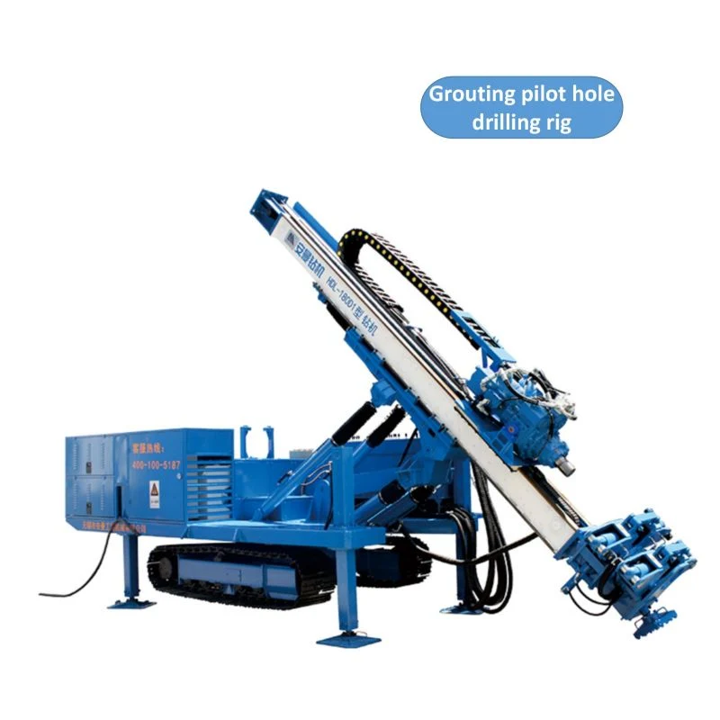 Hdl-180d1 Micropile Hole Optional Monitor System Widely Used Guide Hole Other Construction Drilling Rig Machinery