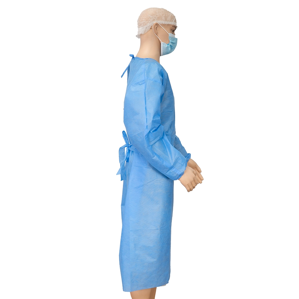 Disposable Biodegradable PP Patient for Hospital Uniform Patient Gown