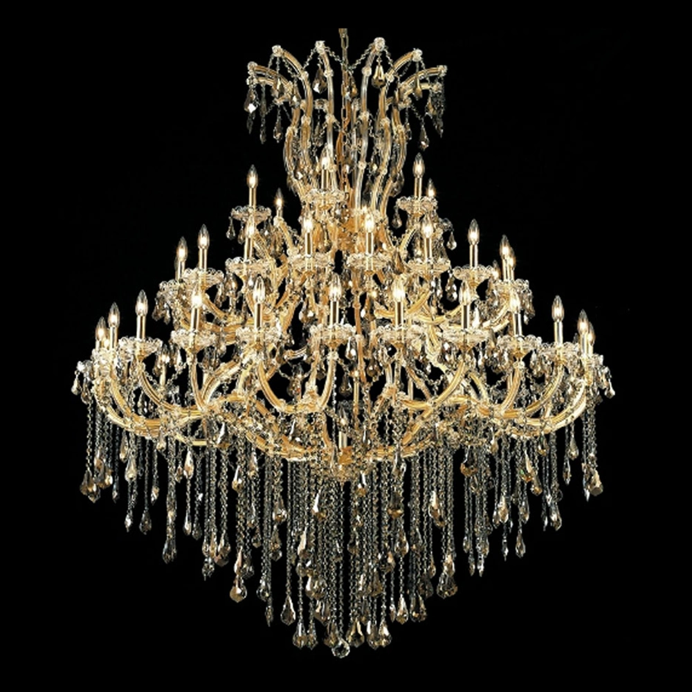 Wholesale/Supplier Luxury Candle Light Customzie Iron Art Maria Theresa K9 Crystal Chandelier for Hotel Banquet Wedding Decoration