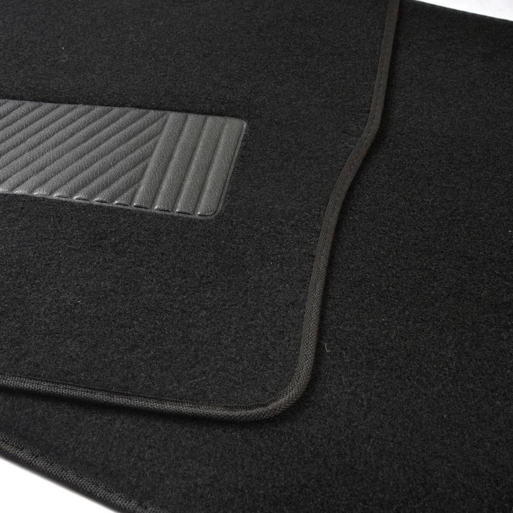 Car Accessory Black 4PCS Floor Mats for Car Additional Protective