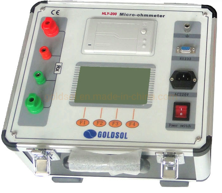 High-Accuracy Micro Ohmmeter/Low Contact Resistance Meter/Loop Resistance Testers 200A