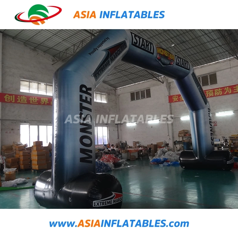 Air-Tight Inflatable Finish Line Floating on Water Arch for Water Sports Events