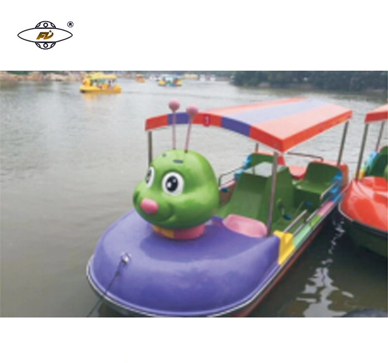 Good Quality FRP Cartoon Pedal Boat with Multiple Styles for Children&prime; S Parks