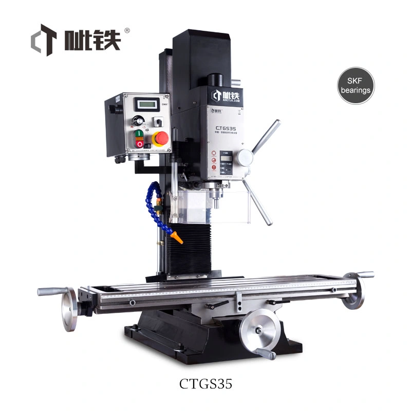 Ctgs35 Mini Drilling and Milling Machine Drilling Equipment Imported SKF Bearings with High Precision CE ISO with Low Price 70mm