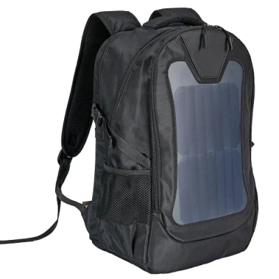 15.6-Inch USB Charger Business Travel Bag Waterproof Laptop Solar Panel Backpack