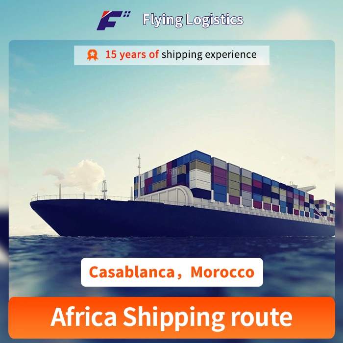 Fret maritime à Casablanca, Maroc, à Kampala en Ouganda, au Ghana