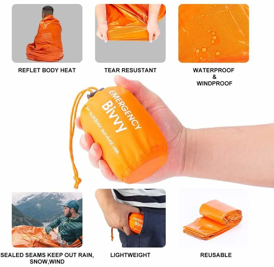 Portable Waterproof Compact Lightweight Comfort Emergency Sleeping Bag with Compression Sack Great for Outdoor Camping Backpack