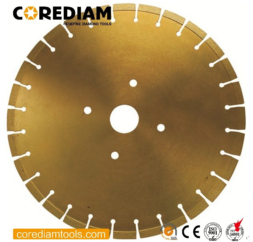 12 Inch Diamond Concrete Saw Blade for Dry and Wet Cutting with Hand-Held Power Saw