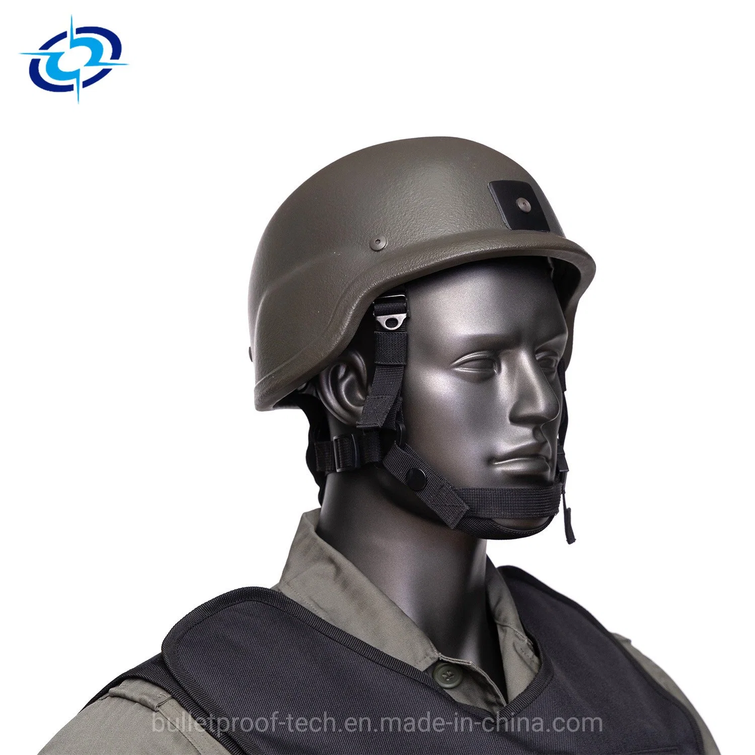 Nij Nivel Avanzado de combate militar Casco Pasgt chalecos