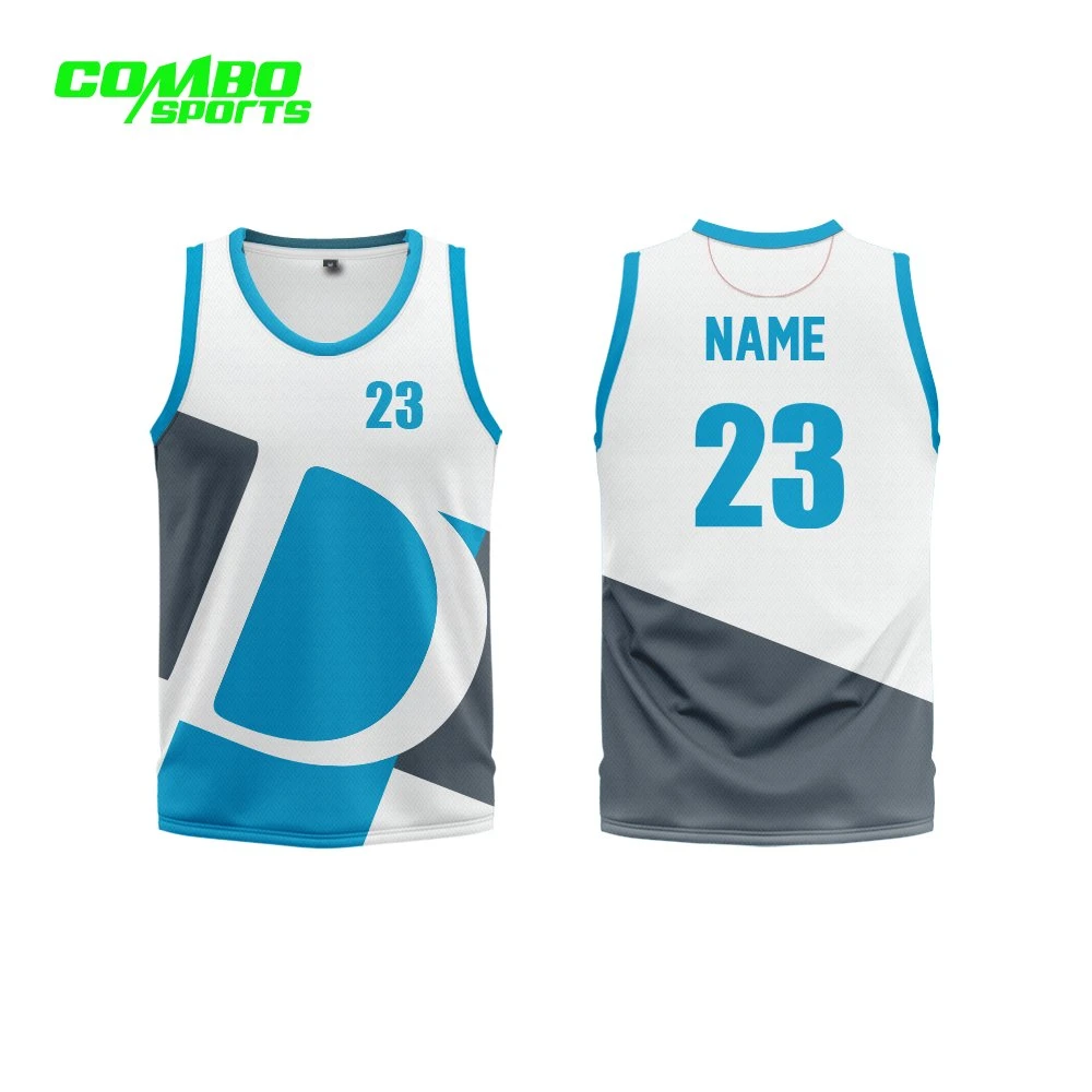 Poliéster de malla personalizadas al por mayor camisetas de Baloncesto sublime de la mujer