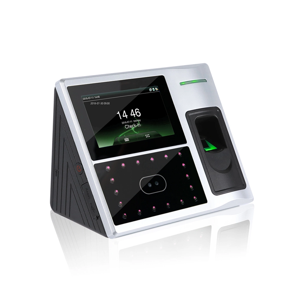 (Model FA1-H) Touch Screen Face Recognition and Fingerprint Time Attendance and Access Control System