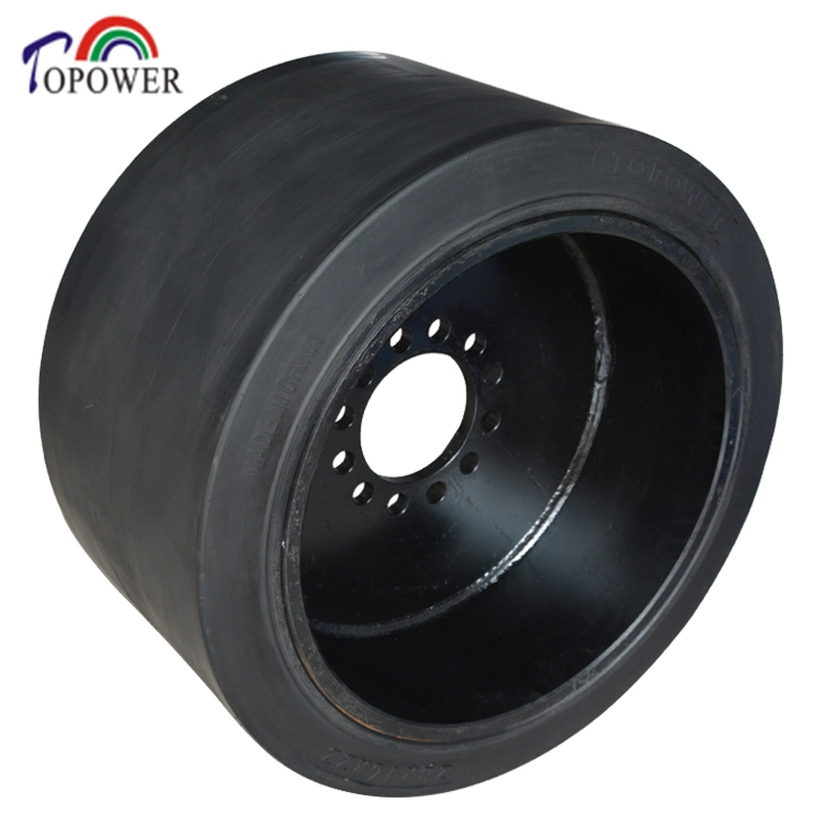 Factory Directly Supply Natural Rubber Press on Solid Tire 40X14X30