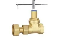 Industrial Manual Forging Brass Angle Type Fire Hydrant Valve with Male Thread Ends