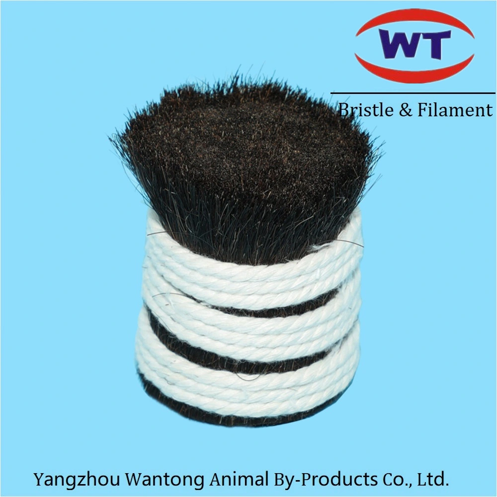 Straight Horse Tail Hair for Brushes Natural Color