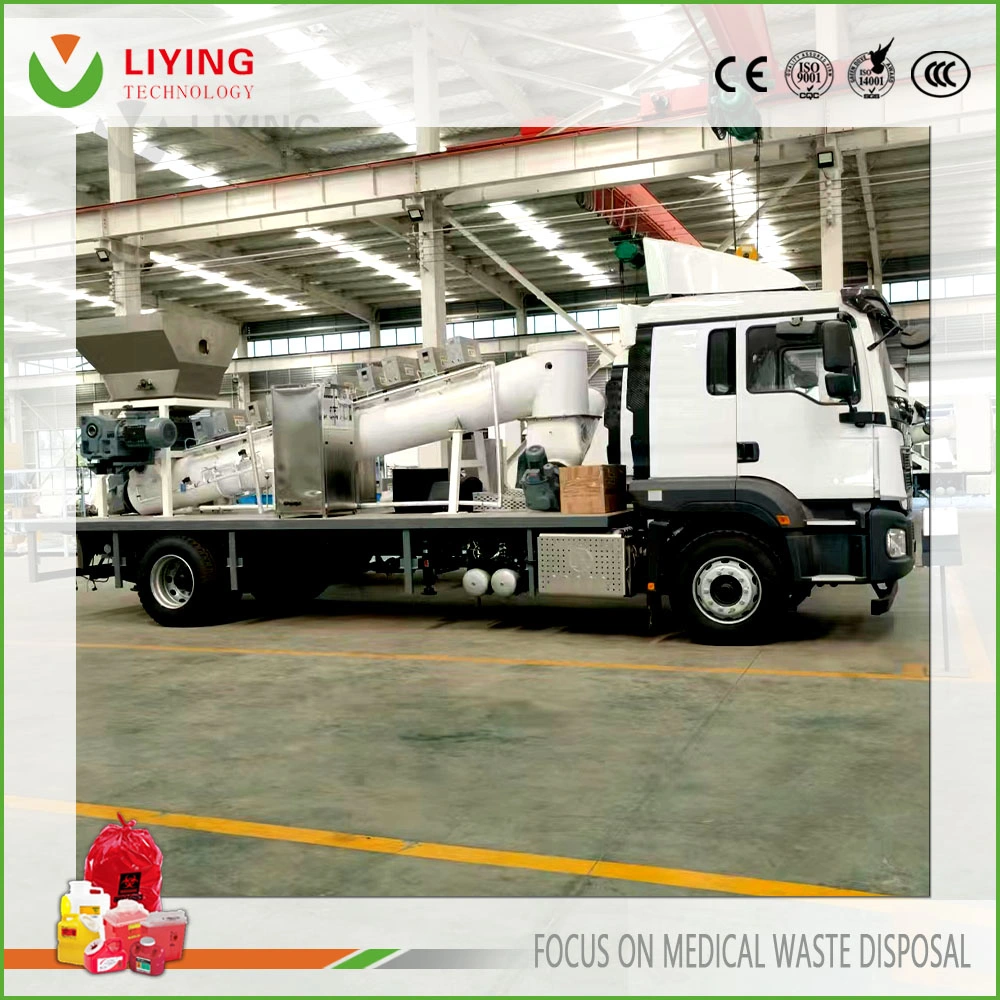 Medical Waste Microwave Environmental Protection Treatment Vehicle Equipment