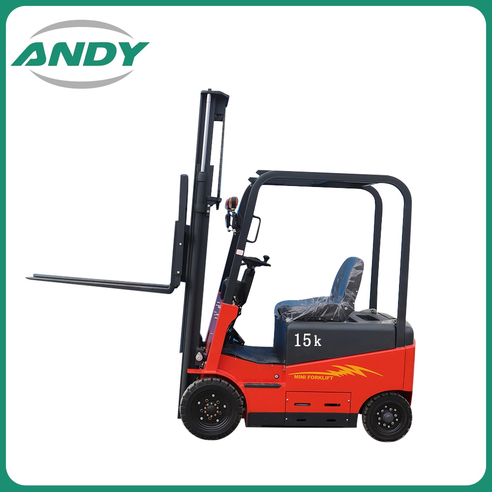 1.5ton 1500kg Lifting Height 3000mm Four Wheel Sit Down Type Counter Balanced Mini Electric Lifter