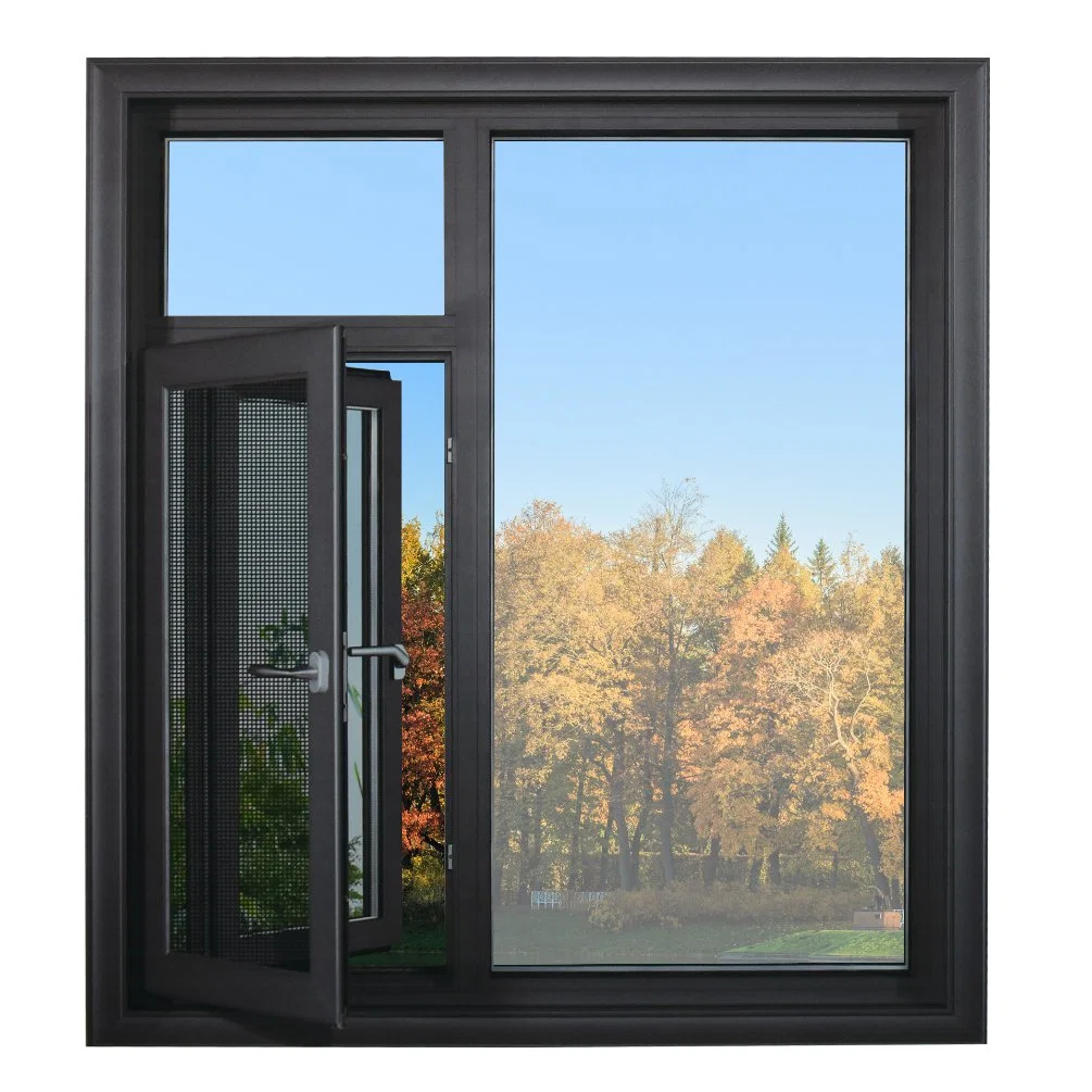 Tinted Glass Hurricane Impact Windows Wholesale UPVC Aluminum Window