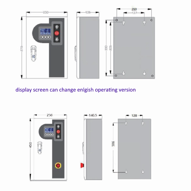 La puerta de PVC Sistema servo controlador del motor (A4-PE200B)