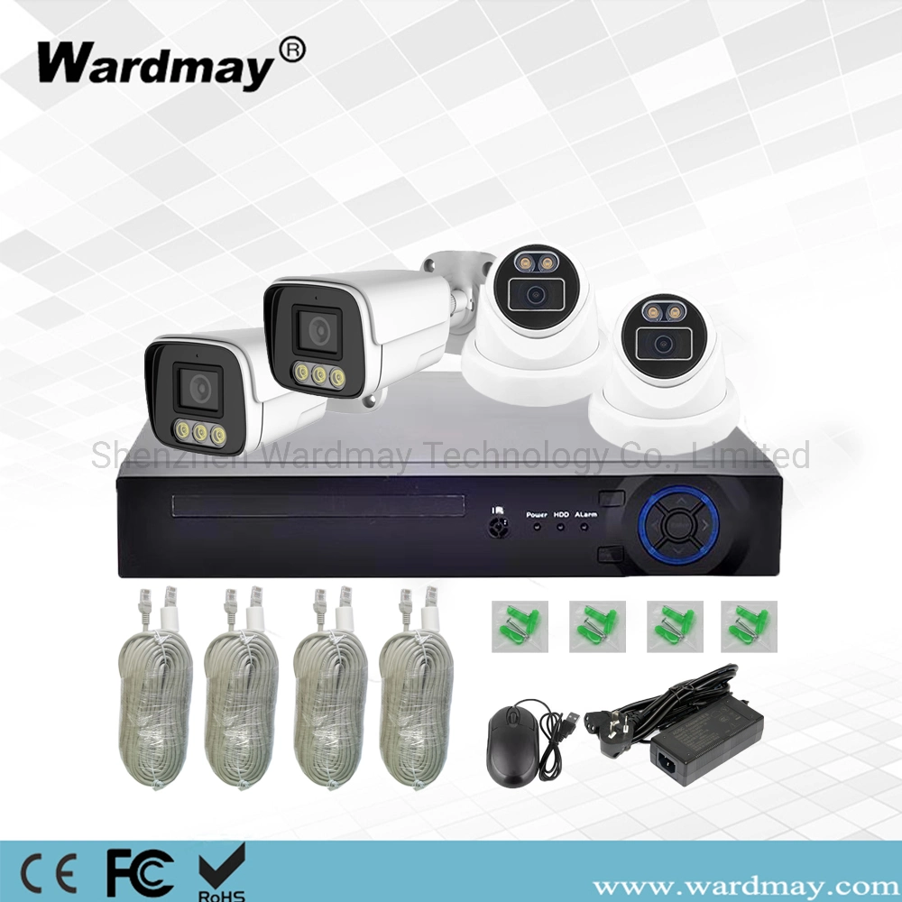 4chs 1080P Starlight Poe IP Camera NVR Systems From CCTV Cameras Suppliers