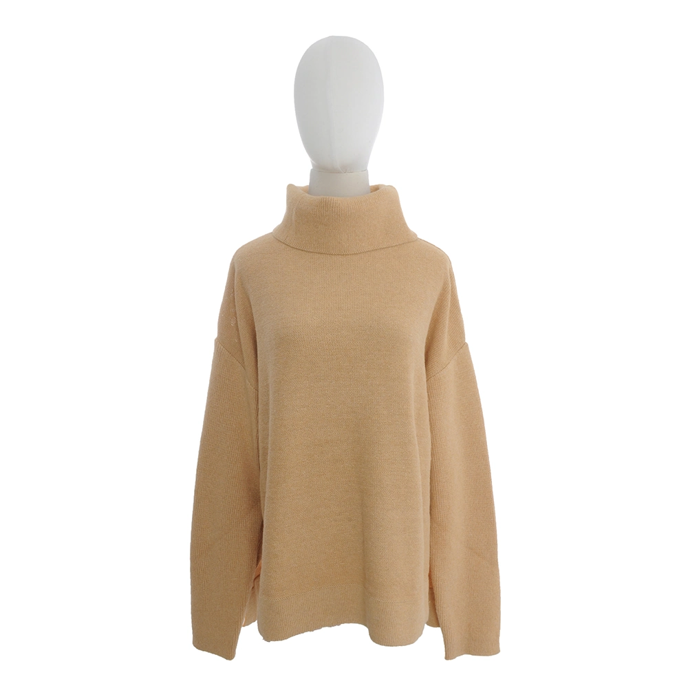 Plus Size Knitting Turtleneck Womens Sweaters