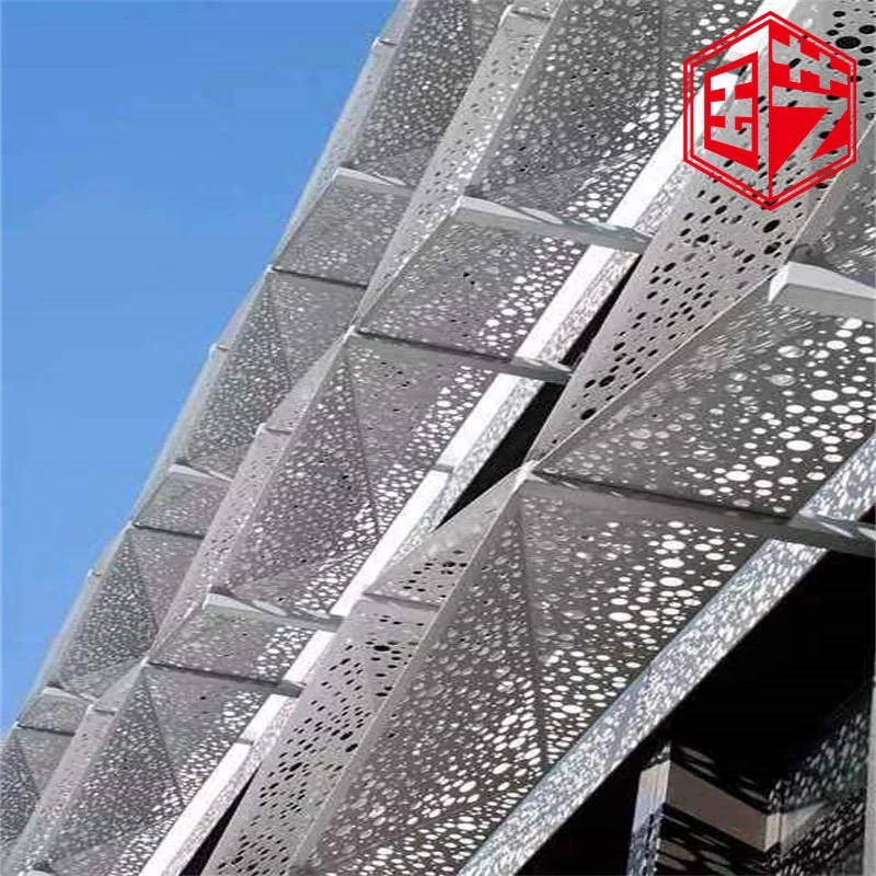 China Perforated Aluminum Material for Metal Curtain Wall Panel