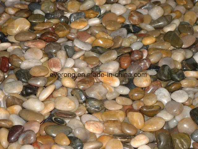 Oversize Natural Landscaping River Stone Pebbles with Mixed Color