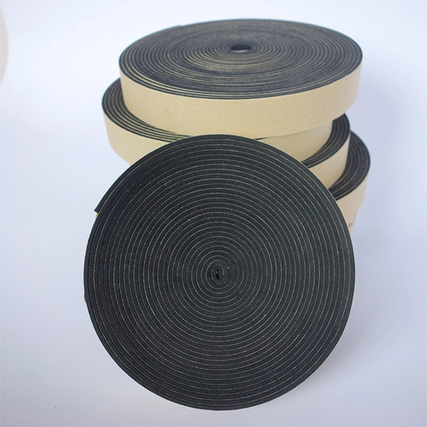 Strong Adhesion EVA Black Sponge Foam Rubber Tape Anti-Collision Seal Strip