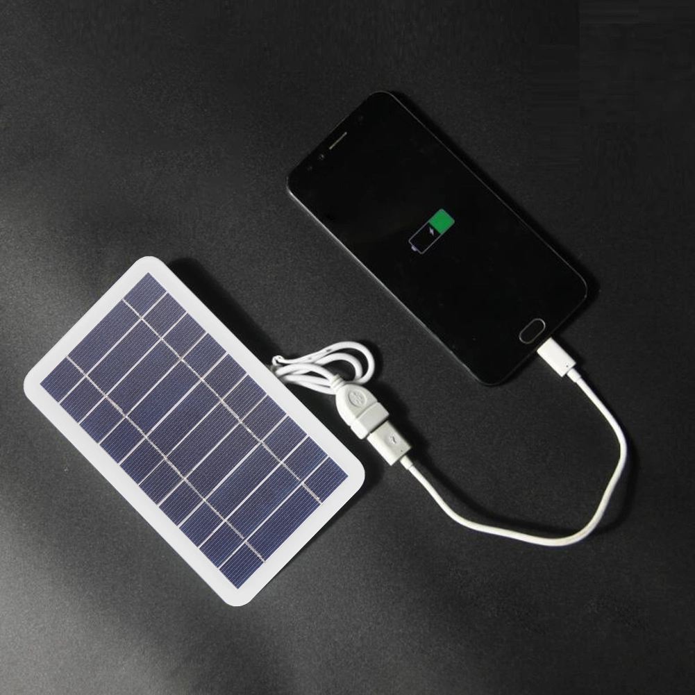 5V 400mA Solar Panel 2W IP68 Three Diodes Output USB Outdoor Portable Solar System for Cell Mobile Phone Chargers 2W Solar Panel in Stock