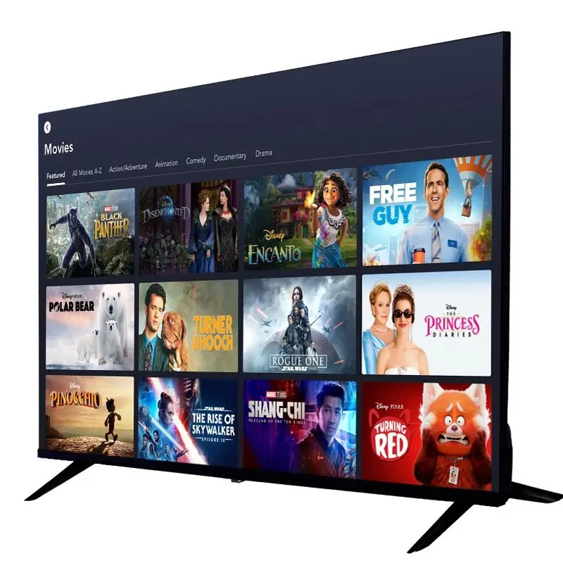 Fabrik Bulk Günstige Preis 4K Flachbildschirm-TV 43 Zoll Smart LED Android TV mit Multi-Software-Unterstützung