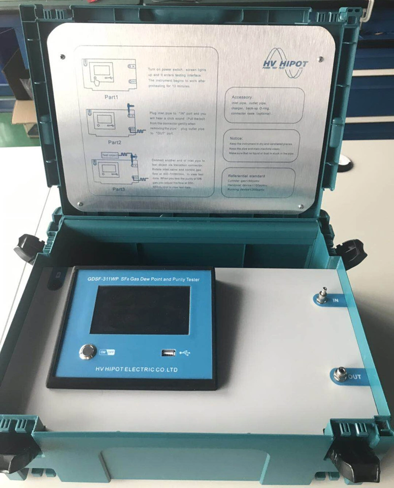 Китай производство SF6 чистоты и точки росы тестер всеобъемлющего набора (2 в 1 )