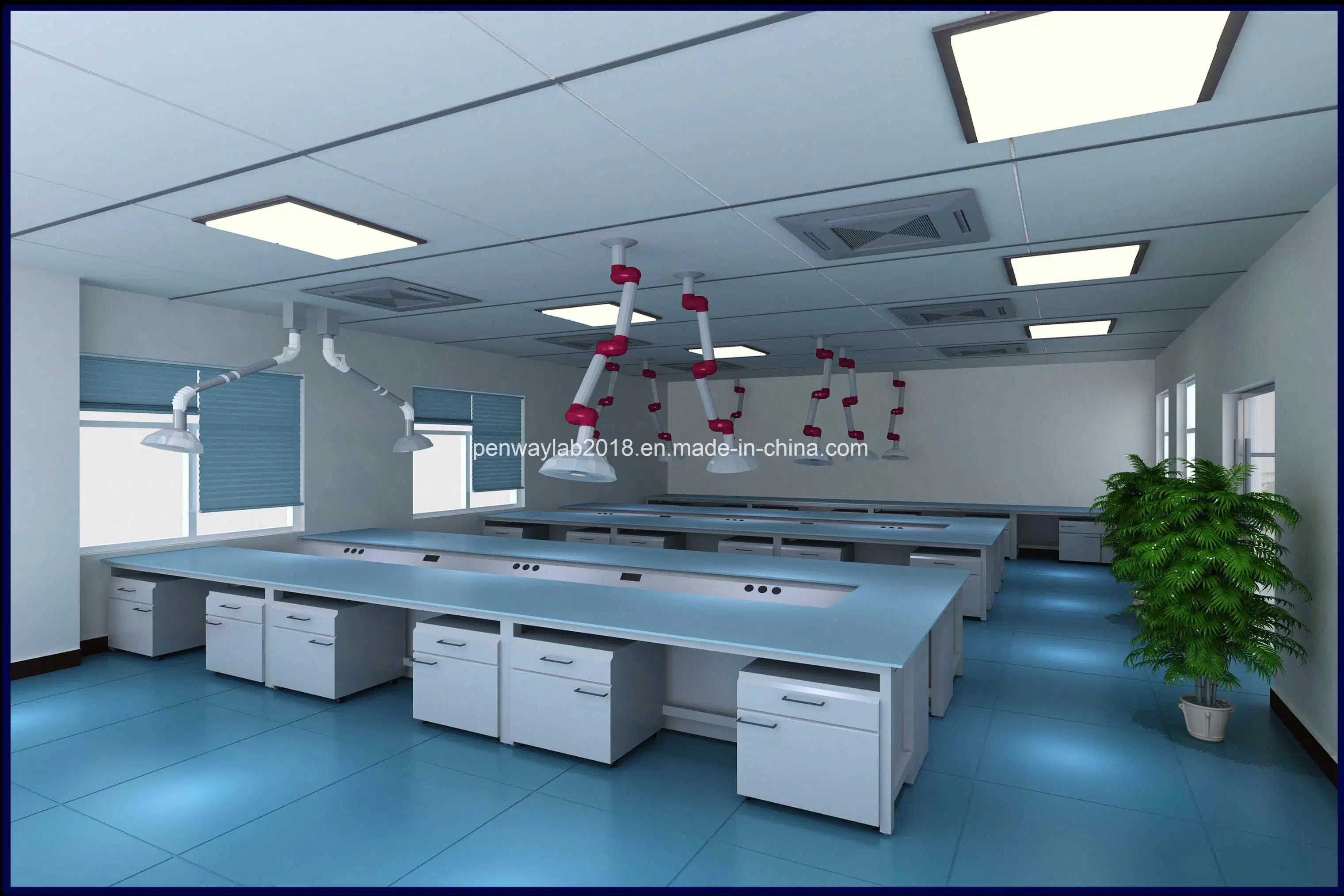 Pharmaceutical Lab Bench Lab Furniture (GMP STANDARD)