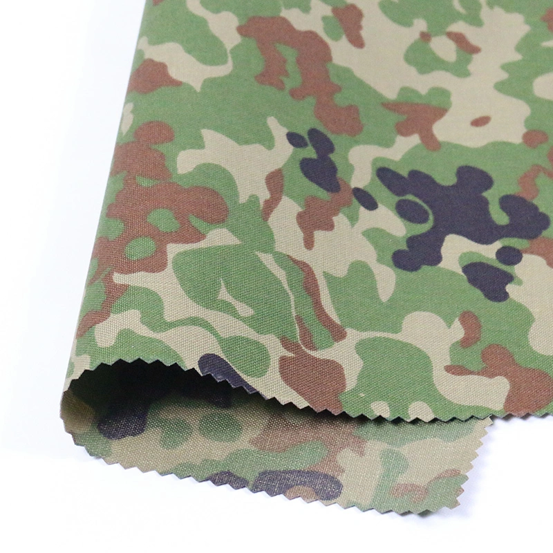 Polyester/Cotton Woven Canvas Waterproof Tent Fabric Function Camouflage Style Fabric for Outdoor Products