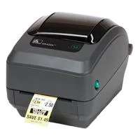 Zebra Gk420t Thermal Transfer Desktop Printer Print Width of 4 in USB and Ethernet Port Connectivity Gk42-102210-000