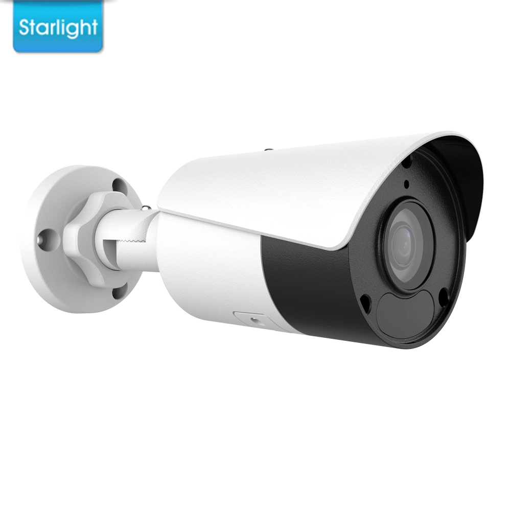 Mini Starlight ir Bullet Cámara IP micrófono tarjeta SD Poe CCTV