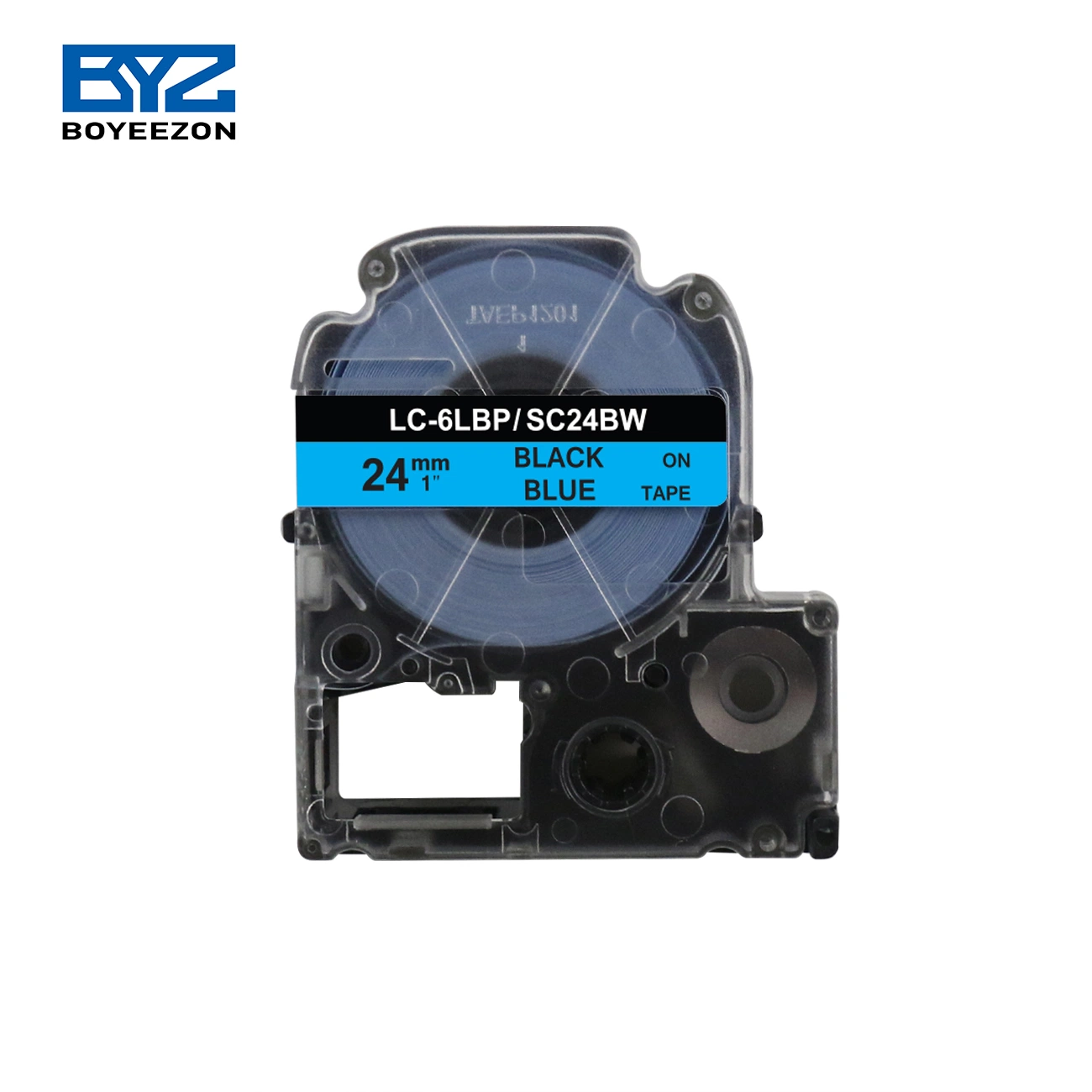 Black on Blue LC-6lbp Sc24bw Self Adhesive Label