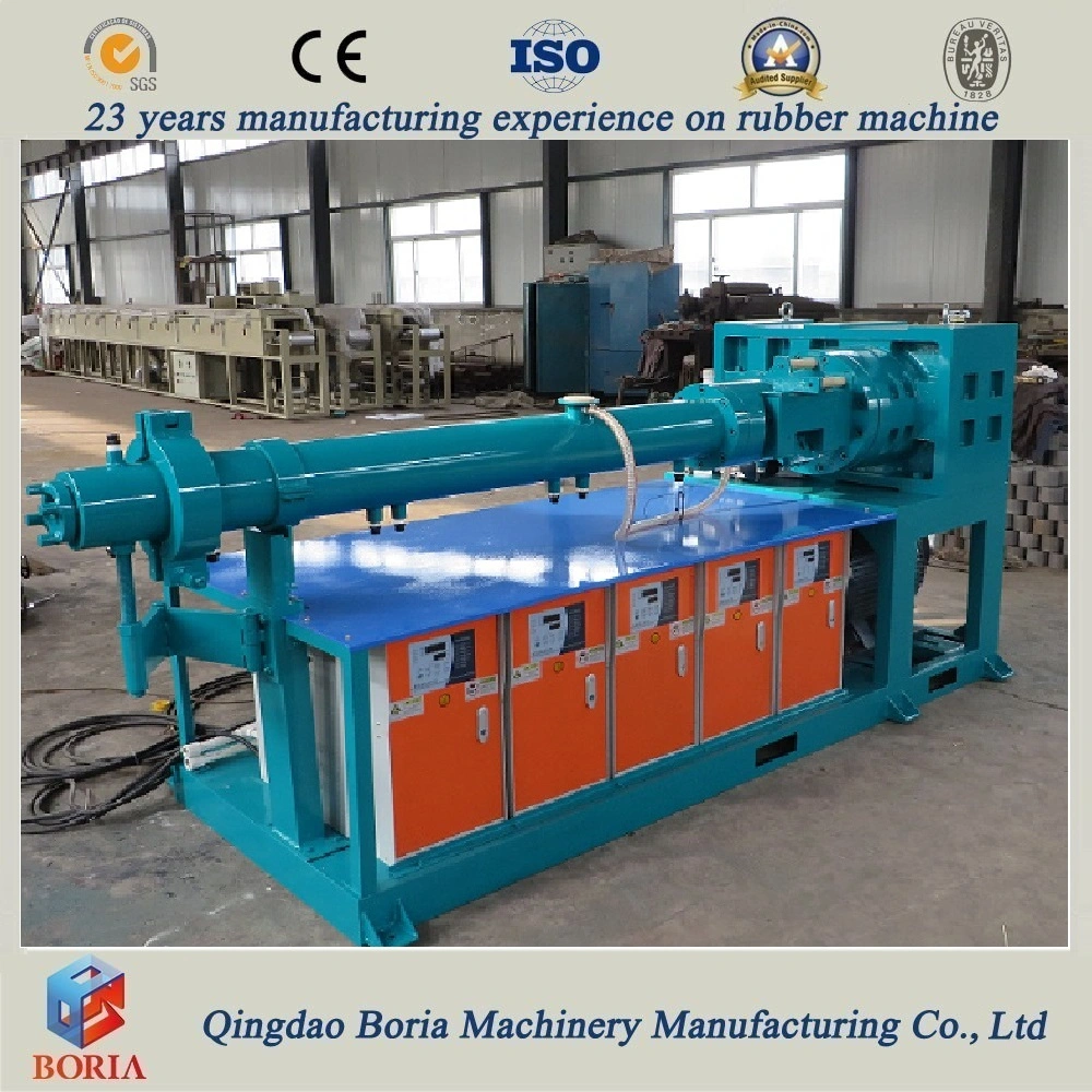 Pin Barrel Cold Feed Rubber Extruder Rubber Extrusion Line Extruding Machine