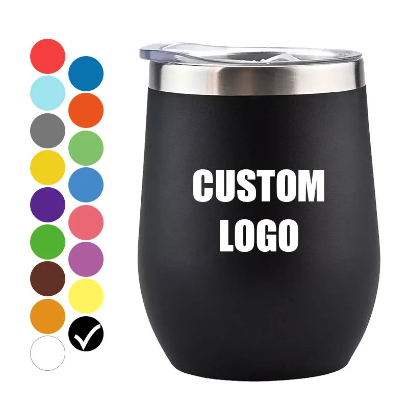 Stainless Steel Coffee Thermo Mug Custom Color Portable 12oz Car Cup Vacuum Insulated Travel Egg Mug