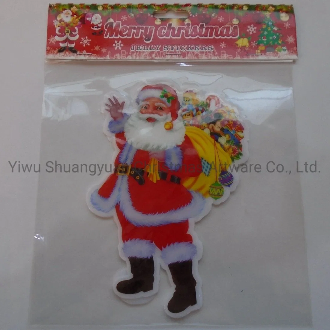 Christmas Window Sticker for Holiday Wedding Party Decoration Supplies Hook Ornament Craft Gifts